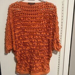 Women's Orange cut out  Top